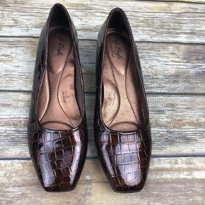 Hush Puppies Soft Style Shara Heel Wedge Shoes 9M